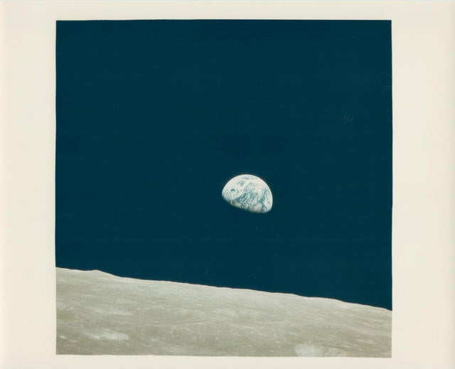 Vintage photos from space